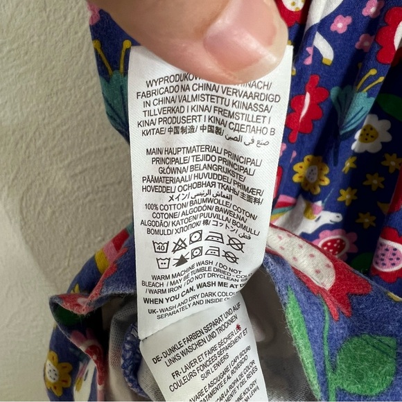 Mini Boden Multicolor Unicorn and Floral Dress size 4/5 - Picture 12 of 12